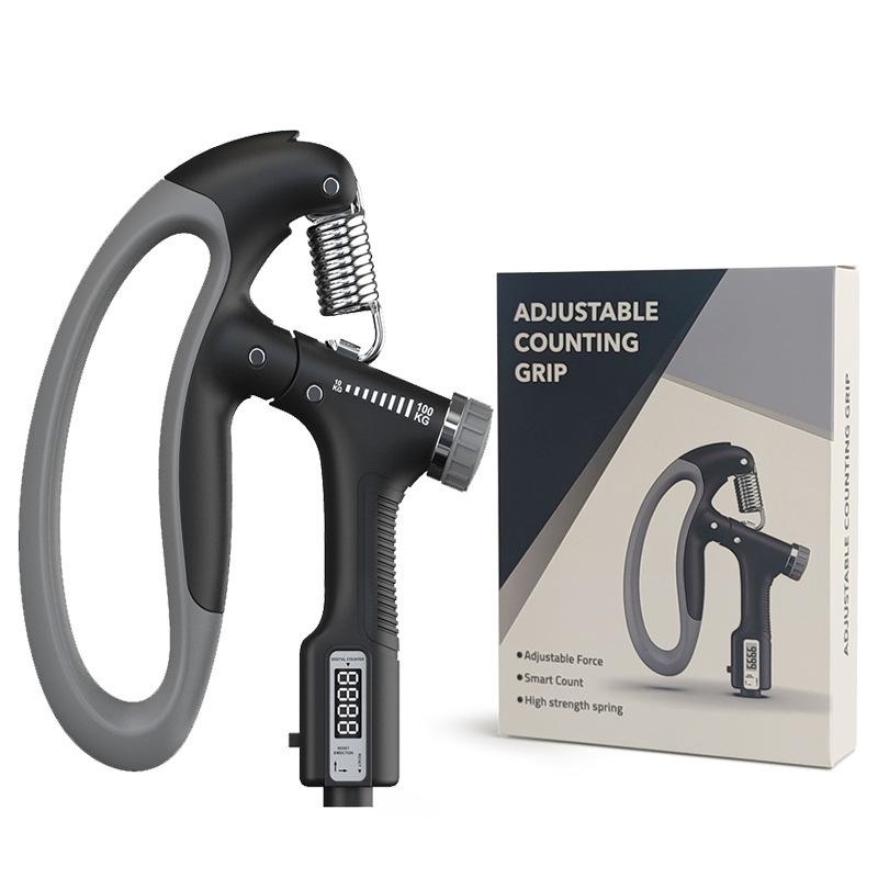 Cross-Border Adjustable Counting Gripper for Finger Strength Training - Portable Outdoor Fitness Equipment