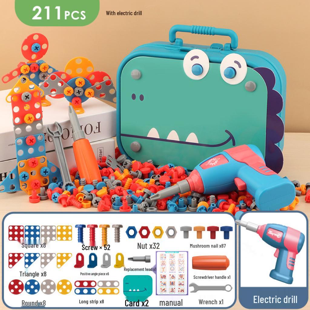 Electric Drill DIY Toolkit for Kids: Hands-on Disassembly and Assembly Puzzle Toy