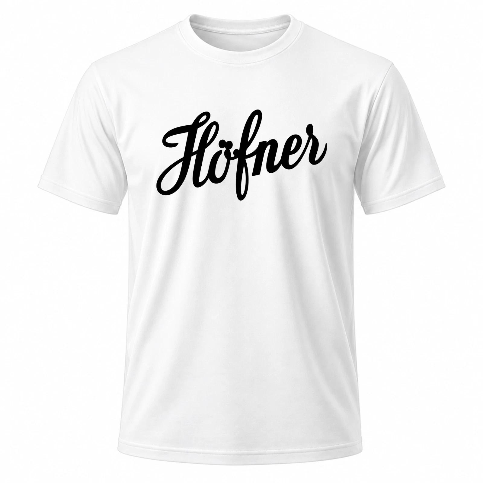 Hofner Guitars Men s White Graphic T Shirt Fr XS