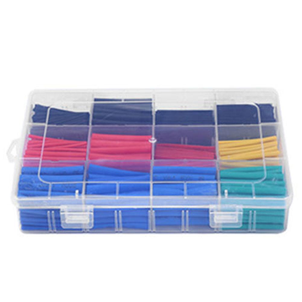 Cable Splice Kit Heat Shrink Tubing Packed In Plastic Box Waterproof Insulation 8 Sizes Included For Automotive Wiring