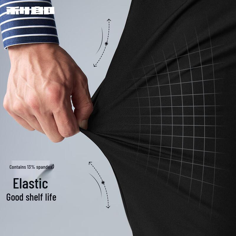 LILANZ Men's Anti-Static Micro-Elastic Business Casual Pants 326 Fit