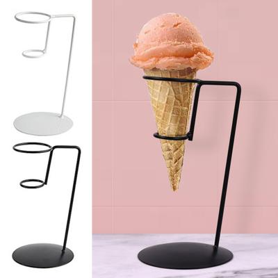 Demir Dondurma Külahı Standı Cupcake Tutucu Dekoratif Teşhir Rafı Tatlılar Patates Kızartması Partiler Soğuk İçecek Dükkanı için