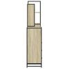 4 Piece Bathroom Furniture Set in Sonoma Oak Particle Board