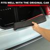 TPE Black For Fiat 500 2016-2025 Car Exterior Rear Guard Decorative Protective Strip Car Accessories