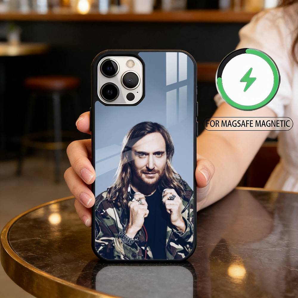 

DJ D-David G-Guetta Magnetic For Magsafe Wireless Charging Phone Case For iPhone17,16,15,14,13,12,11 Plus,Pro Max iPhone11
