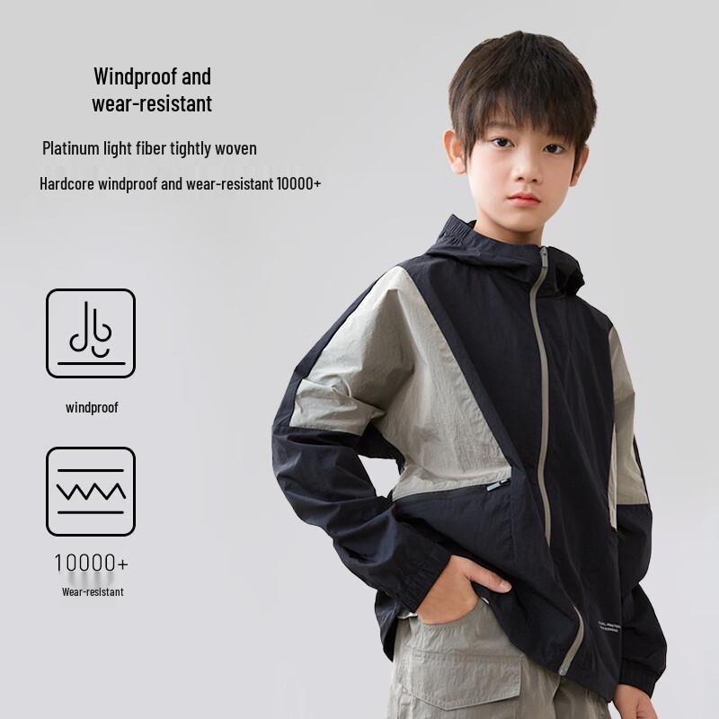 Happy Nocnoc Platinum Light Kids' Hooded Windproof Sun Protection Jacket