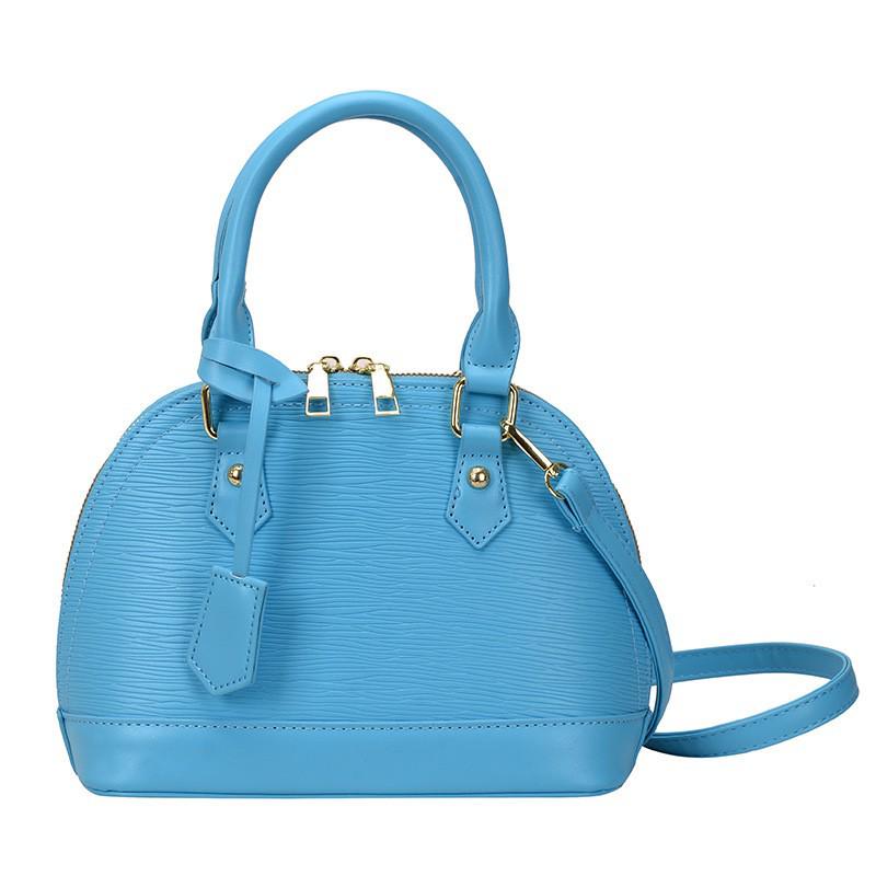 

2025 Women s Versatile Crossbody Shell Bag - Large Capacity, Solid Color Shoulder Handbag синий