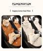 Universal Car Seat Cushion - Cute Cartoon Bear Design for Leapmotor C10/B01/B10/C11, Cotton Linen Fabric for All Seasons