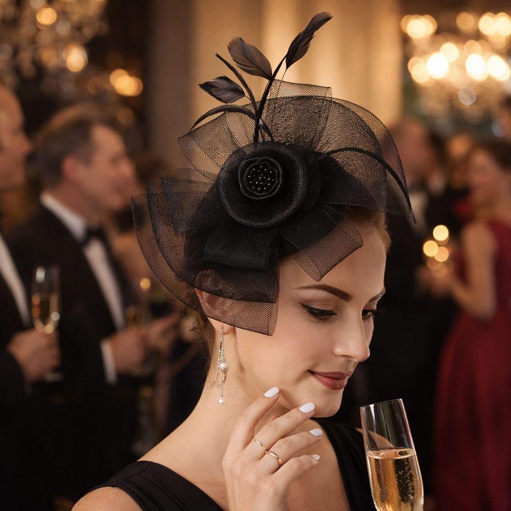 Bridal Hair Band Tea Party Derby Hat New Hair Accessories  Women