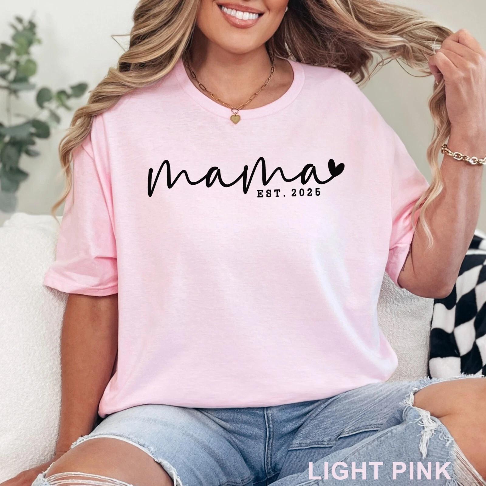 Personalized Mama Est Shirt, Mama Est Tee, Cute Mom Shirt, 202833 4XL