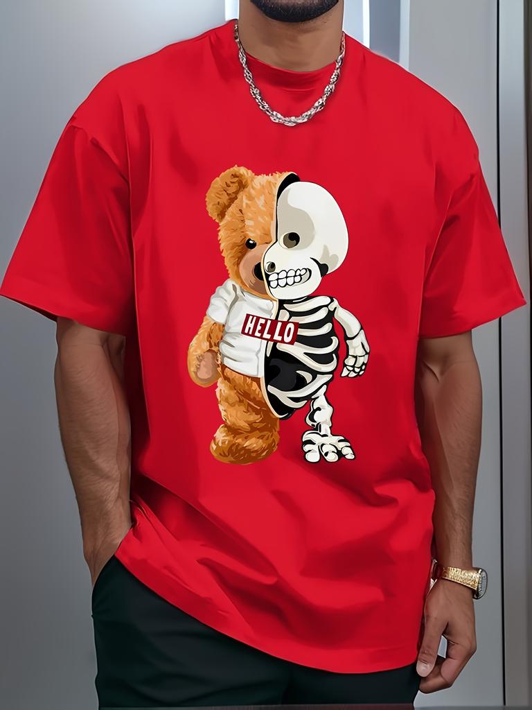 [Summer Tee Shirt] Casual Summer Short Sleeve Tee Shirt - Print Tees for Men