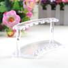 Pen Display Stand Multifunctional Stable Transparent 6 Positions Pen Holder Makeup Brush Rack for Shop