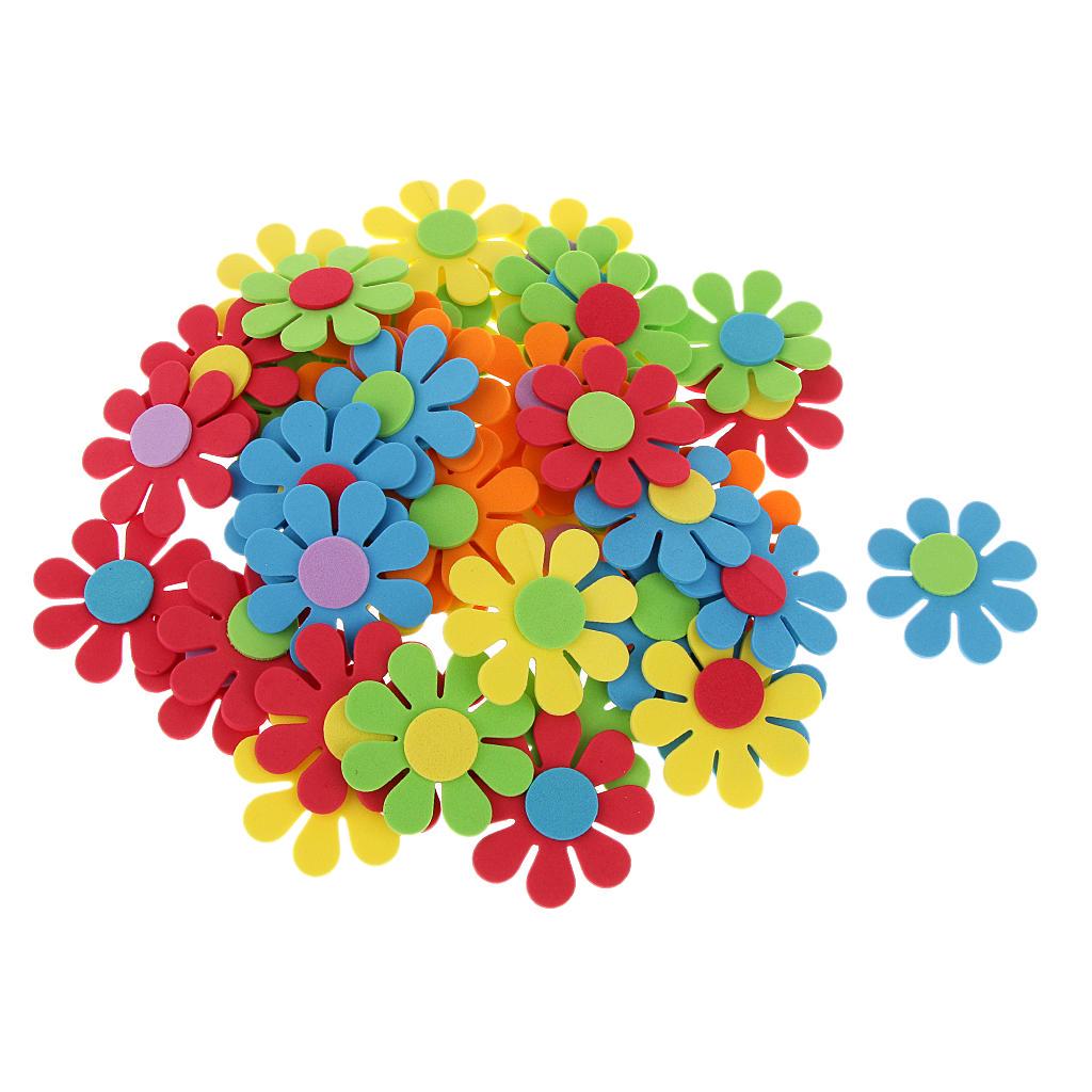 

50шт смешанные пены цветок формы дети детей Decooration Крафт DIY