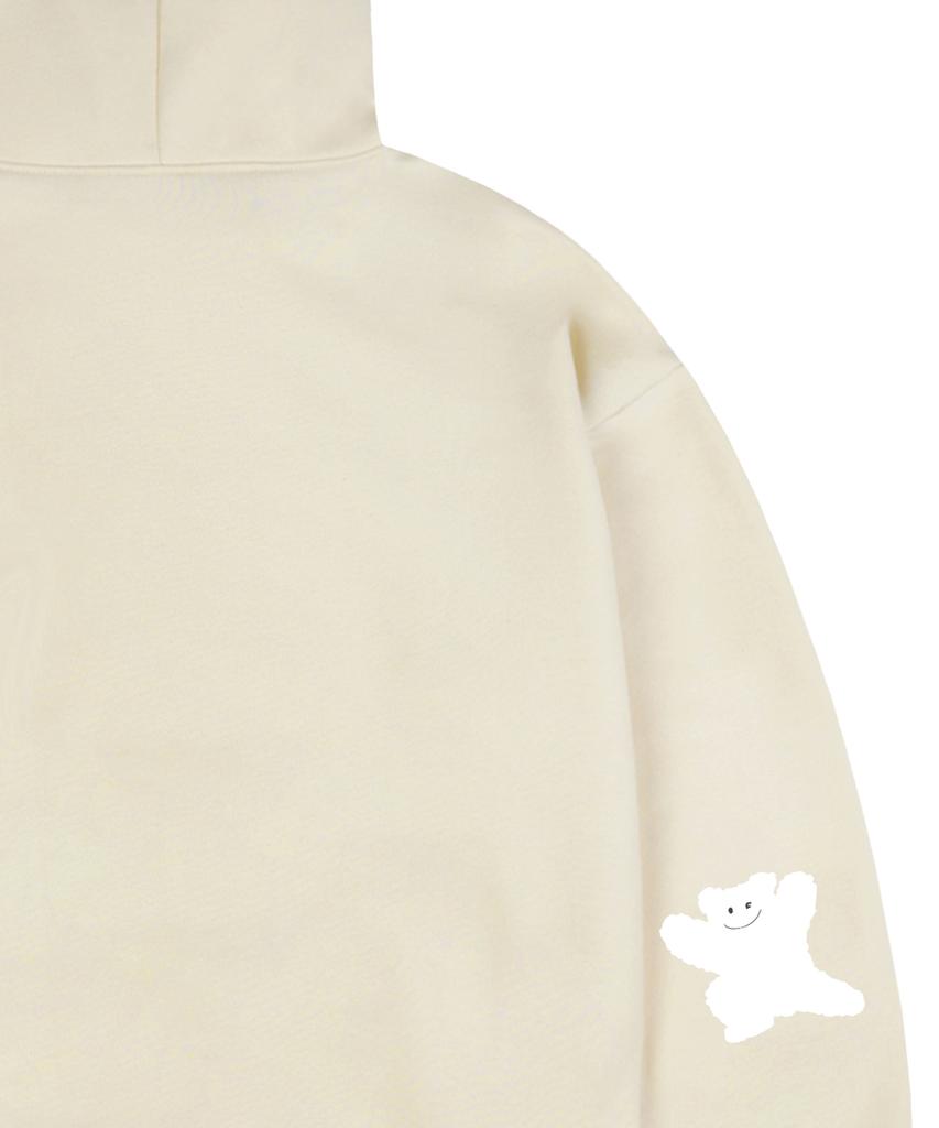 [Unisex] Elbow I Love Bear Hoodie_Cream