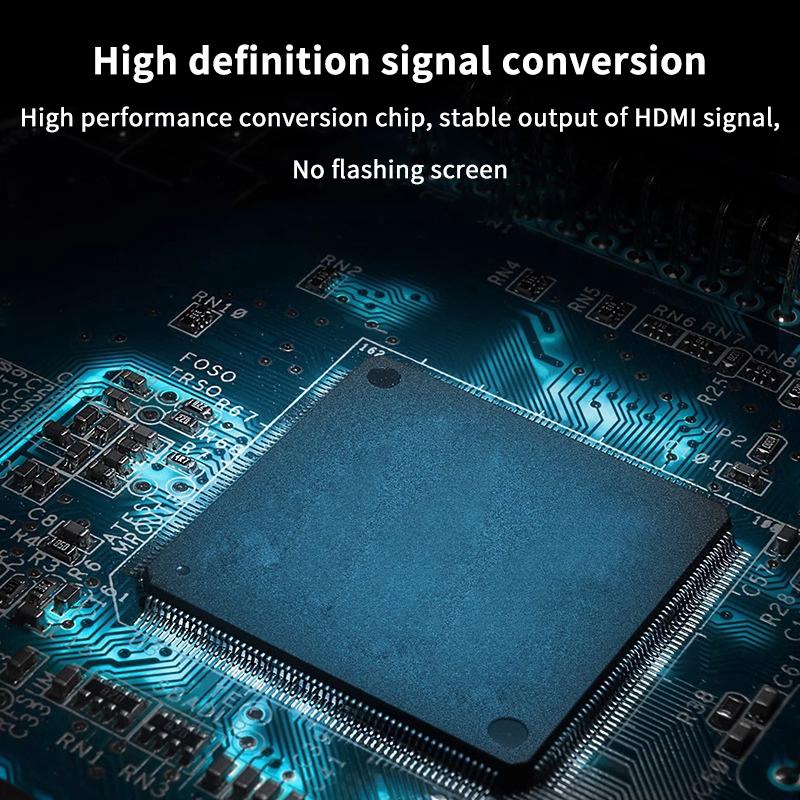 Hd 1080P Hdmi To Vga Cable Converter With Audio Power Supply Hdmi Male To Vga Female Converter Adapter For Tablet Laptop Pc Tv