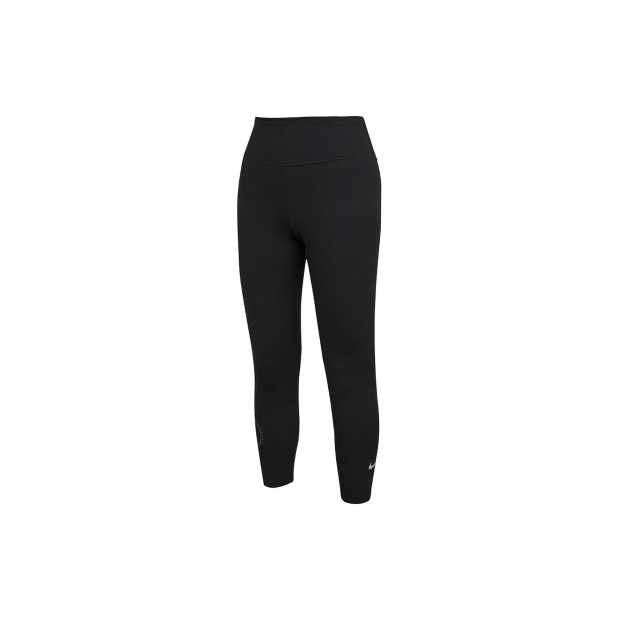 (WMNS) Nike One Luxe 7/8 Tight Pro Logo Sports Pants Black Women s DJ8518-010 XL