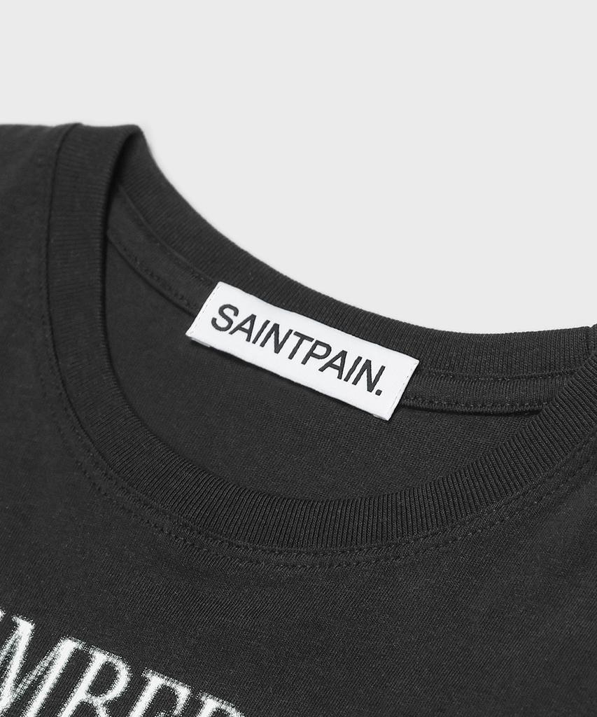 SAINTPAIN Sp Watery Crop Short Sleeve Tee Black