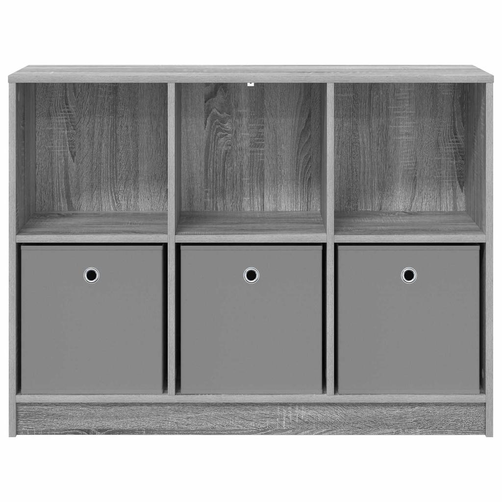 Sideboard with Drawers Grey Sonoma 102 x 32 x 73.5 cm