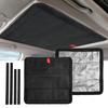 Foldable Reflective Sunshade with Aluminum Film for RV Skylights Providing Privacy and Heat Reduction for Camper Vehicles