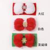 Autumn and winter new baby snowflake plush bow headband, children's creative hair accessories, baby headband