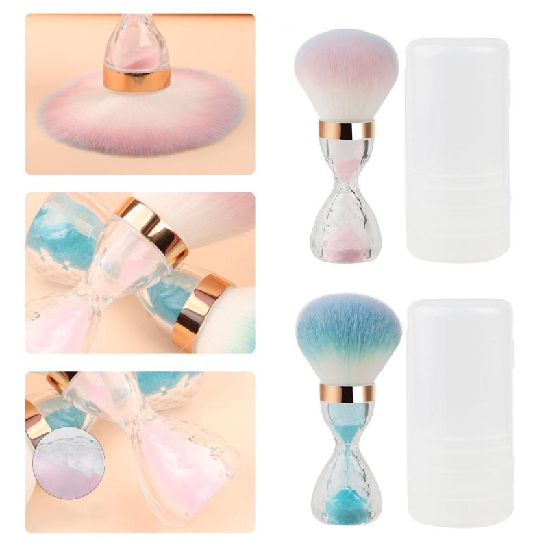 Nail Art Dust Powder Remover Brush Nail Art Dust Cleaner Brush Blusher Powder Brush Makeup Brushes Nail Art Tools Gifts