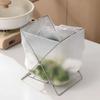 Stainless Steel Garbage Bag Bracket Compact Sink Towel Rack Sink Garbage Organizer  Camping