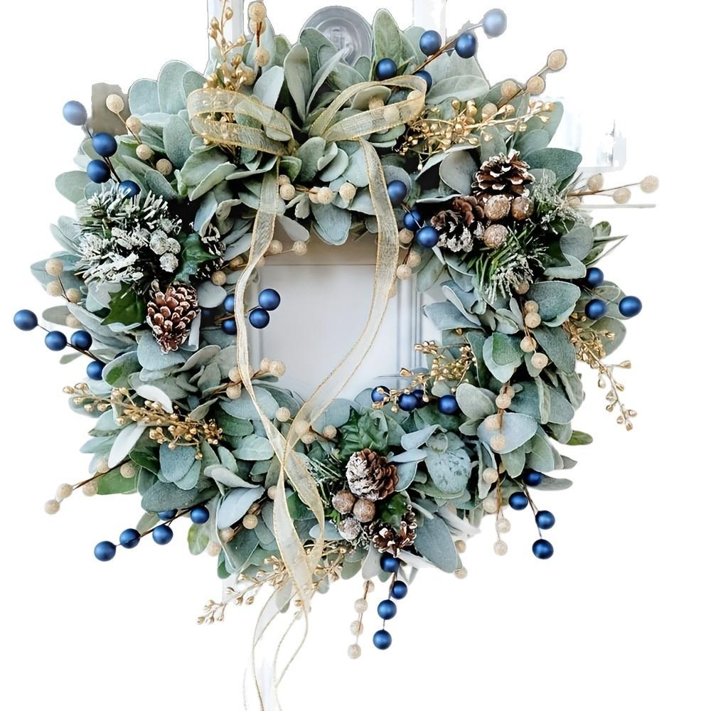 

Elegant Front Door Decoration, Ideal for Holiday Celebrations and Home Decor, Holiday Wreath | Elegant Wreath | Durable Wreath