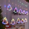 Christmas Decoration Atmosphere Lights Star Christmas Tree Round Colorful Curtain Lights Surprise Party Hotel Creative Decoration Lights