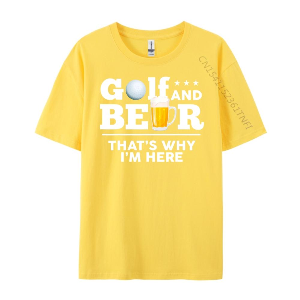 Golf and Beer Joke Dad Funny Fathers Day Drinking Birthday Red And Black Graphic T Shirt Anime Valentines Day