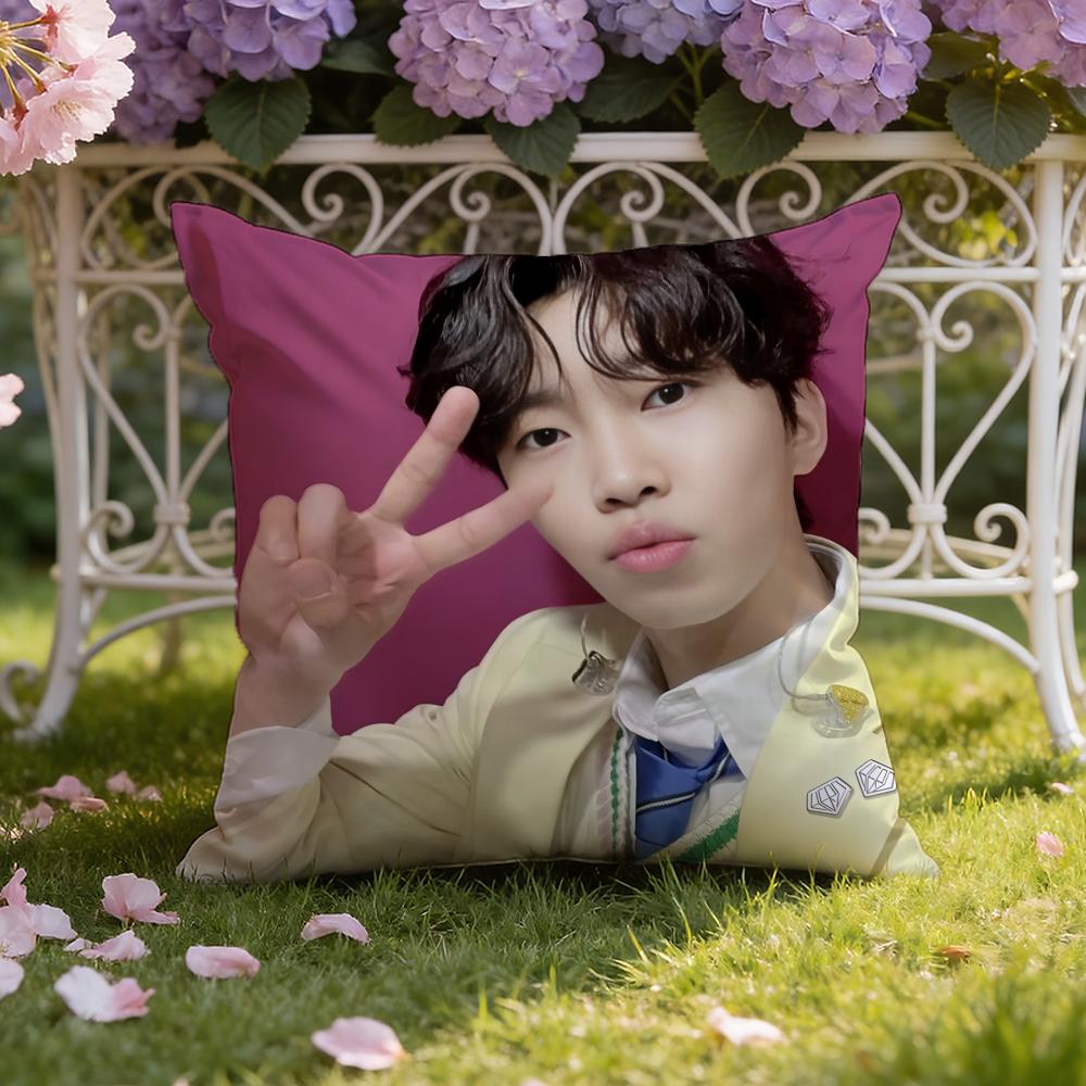 L-Lim Young W-Woong Cushion Cover Home & Car Dual-Scene Pillow Cover: Reversible for Premium Comfort