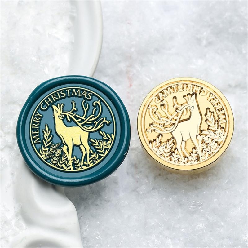 Emboss Sealings Wax Stamp Head Brasses Sealing Stamp Wax Seal Stamp Head Replacement for Envelope Sealing Greeting Card