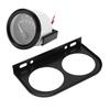 2 Hole Gauge Panel Gauge 2‑1Celsius16 Inch 52MM   Metal Car Meter Mount Instrument Panel