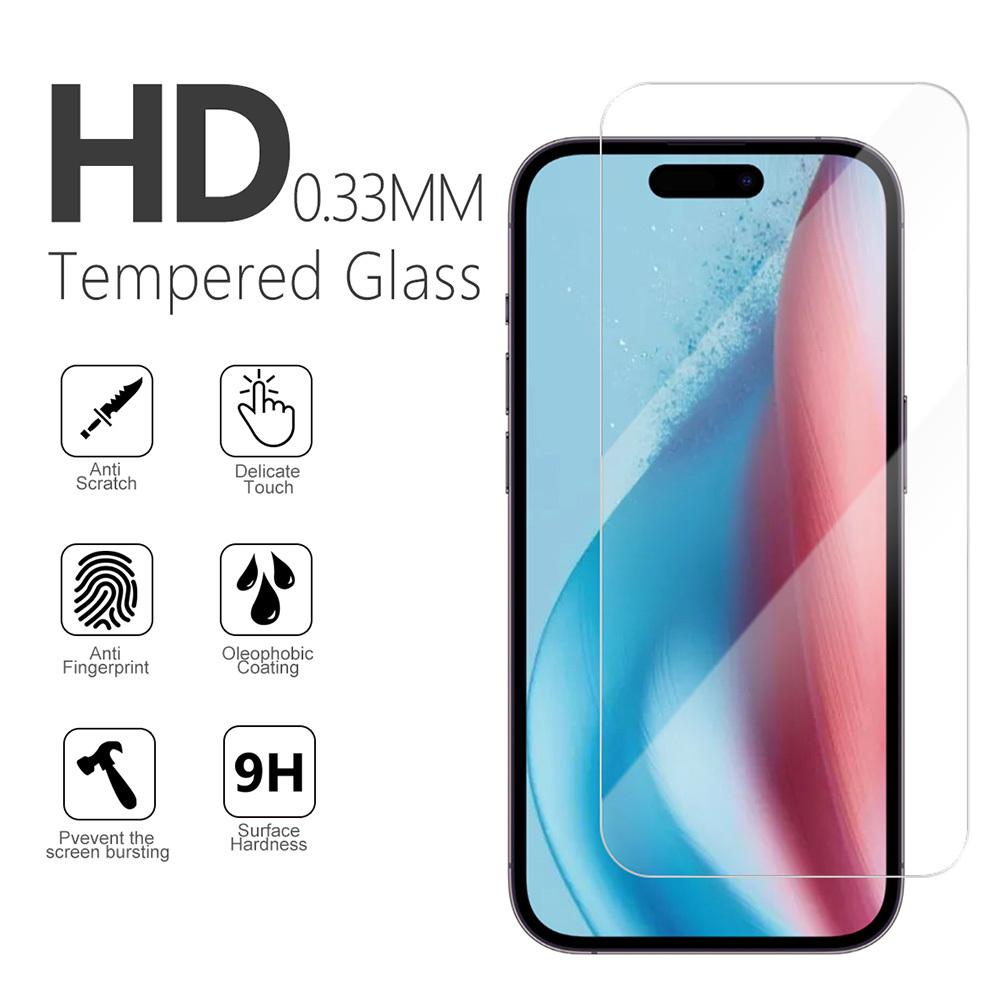 Szkło Hartowane 2,5D Premium Do Iphone 15 Pro 6,1"
