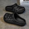 Fashion Summer Men Clogs Light EVA Men's Slippers Non-Slip Outdoor Men Garden Shoes Breathable Hole Shoes Beach Flat Slippers Weave