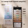 Large Capacity File Organizer 6 Pockets File Storage Bag Portable Hanging File Folders  Office