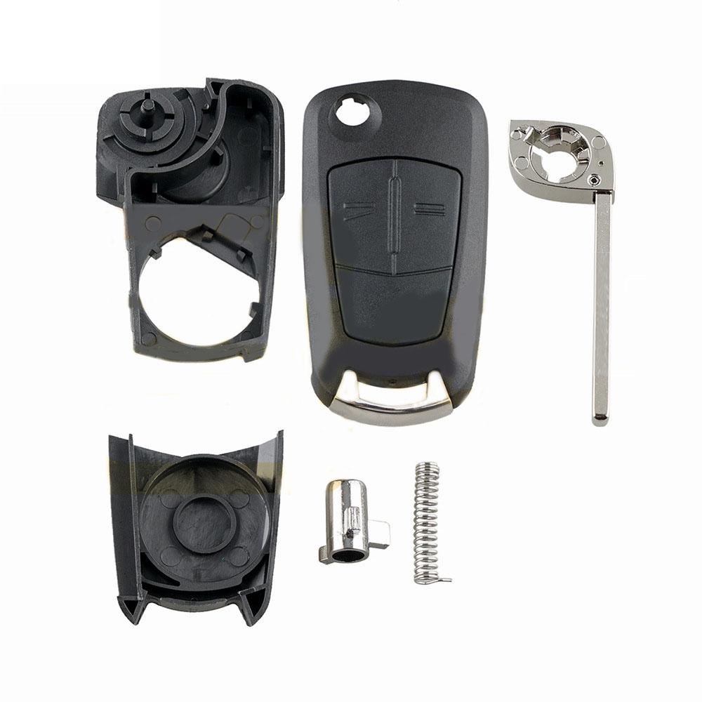 2 Button Remote Key Shell Flip Key Fob Case For Opel Astra Corsa Meriva Zafira