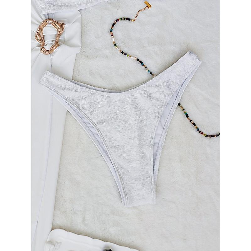 3 Pieces Bikini Set Sexy Women Swimsuits Female Swimwear Bikini One Shoulder Bathing Suit Swimming Suits Beachwear Biquini