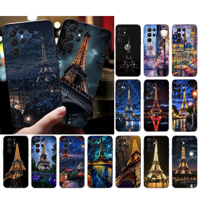 Eiffel Tower Phone Case For Samsung Galaxy S25 S24 S23 S22 S21 Ultra S24 S23 S22 S21 S25 Plus S24 S25 FE