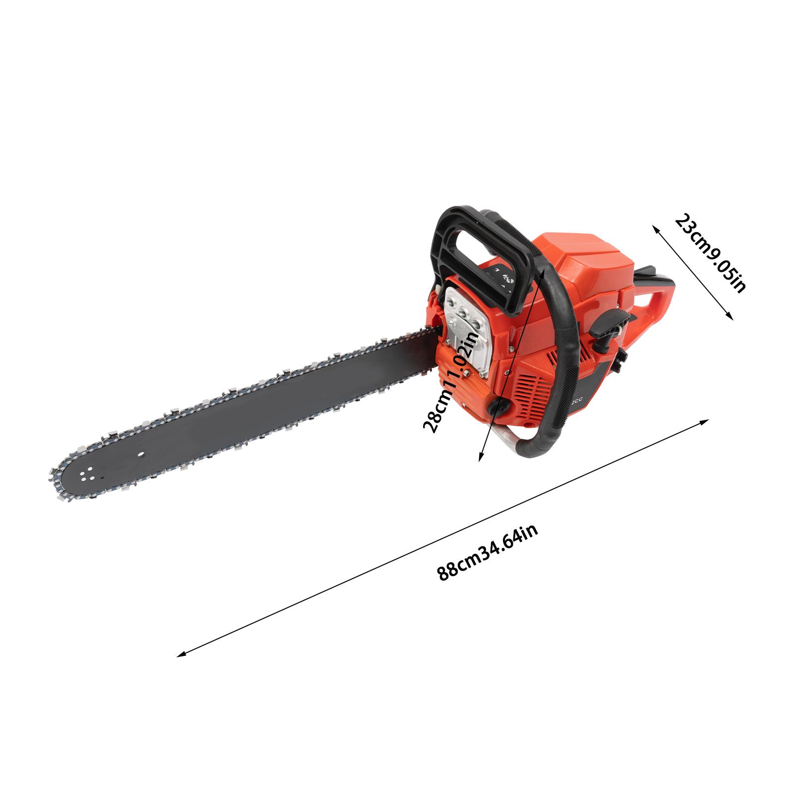 

52CC Gasoline Chainsaw 20 Inch Gas Powered Chainsaw Cutting Wood Gas Sawing Chain Saw Set 2.2KW Gasoline Handheld for Farm 20-inch червоний