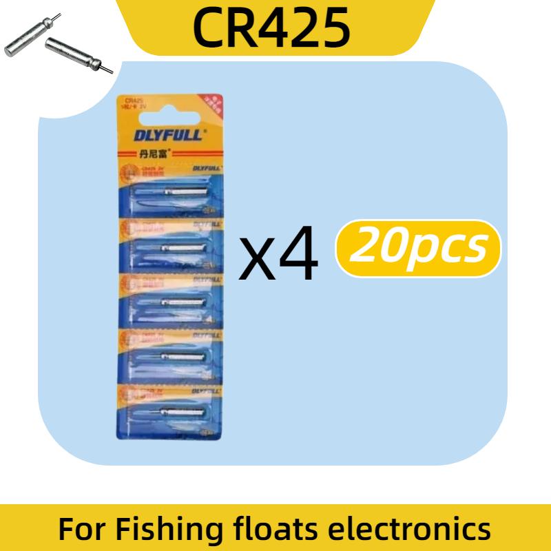 5-100PCS CR425 Fishing Float Battery High Brightness Night Fishing Luminous Battery for Electronic Floats Tackle Accessories