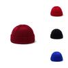 Knitted Hat For Women Men With Solid Color For Autumn Winter Fashion Style