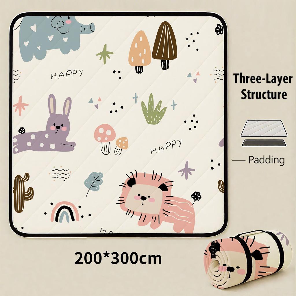 Picnic Mat Moisture-proof Mat Summer Thickened Field Camping Beach Spring Outing Waterproof Mat Floor Mat Outdoor Tent Floor Mat