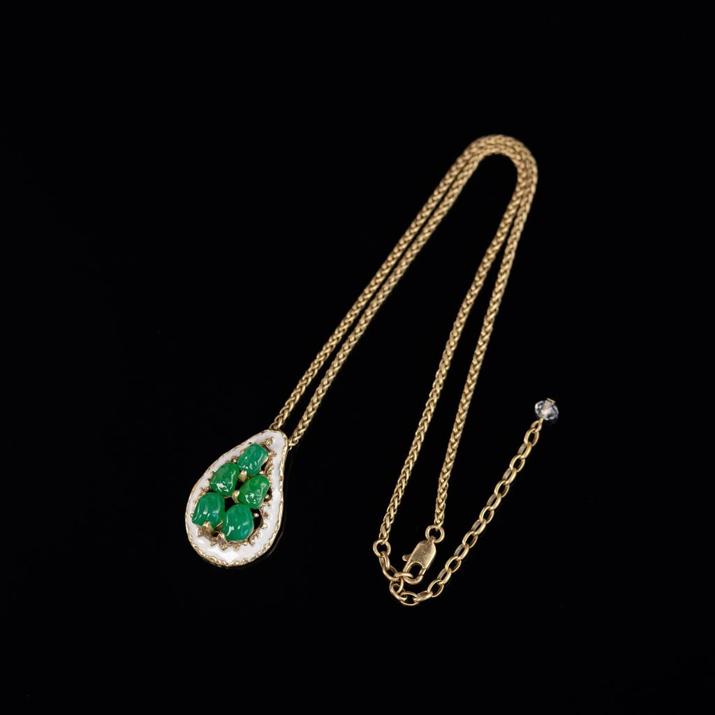Medieval Vintage High Fashion Personality Temperament Exaggerated Retro Gold Necklace Women'S 25 Autumn New Necklace