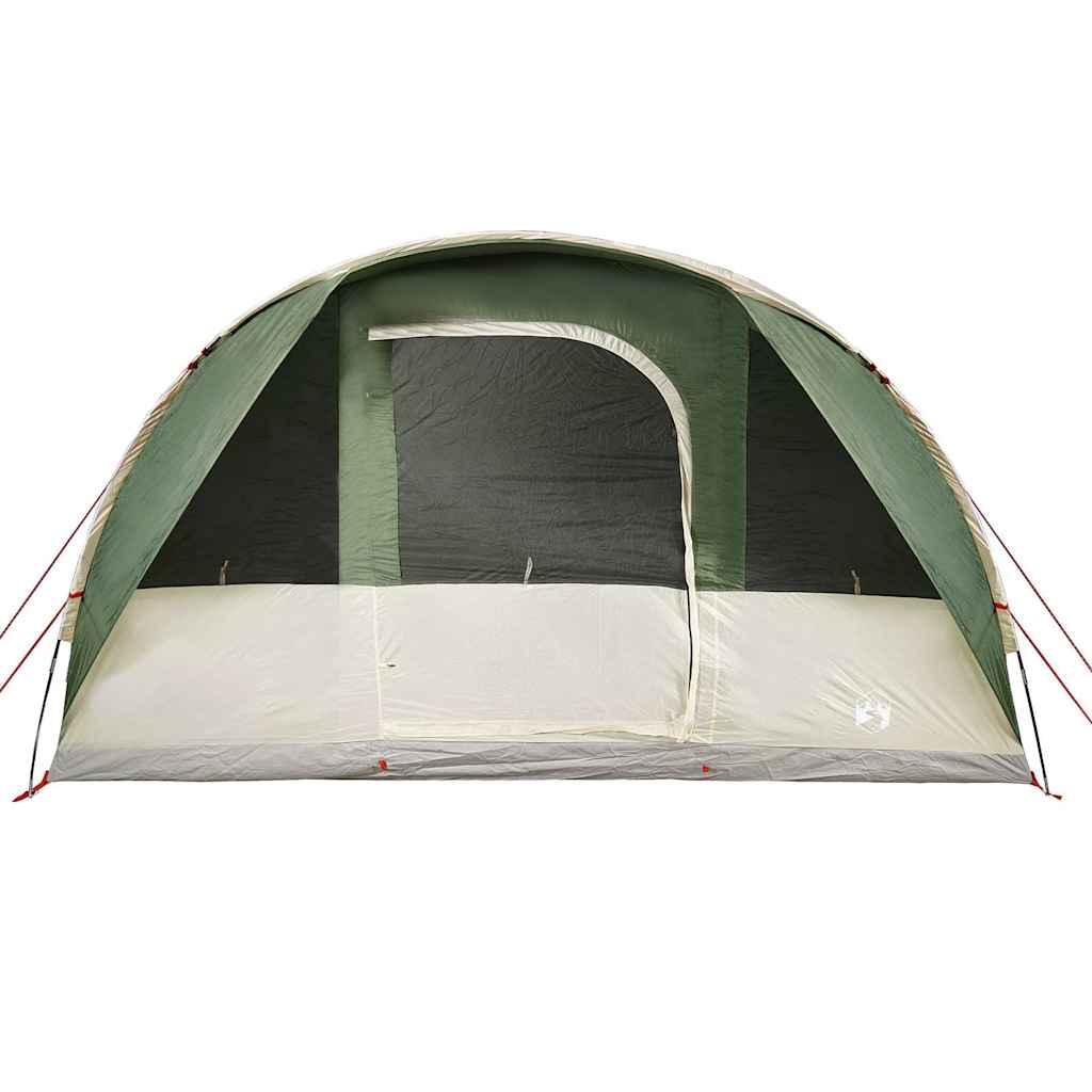 Tunnel Family Tent for 7 People Green Waterproof
