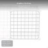 2Piece DIY Pet Enclosure, Adaptable Wire Panel, Cat Dog Hare Fence Black Mesh 35x35cm