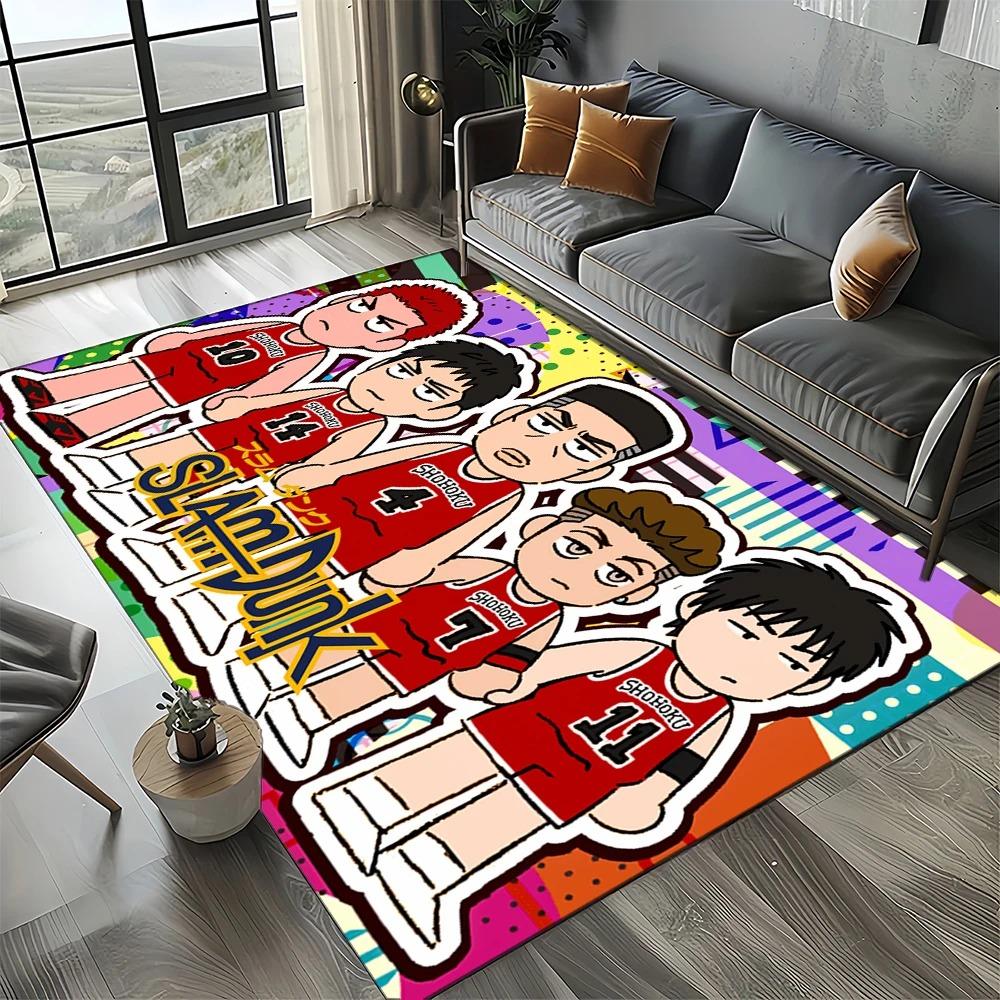

Cartoon Anime Basketball Carpet for Living Room Boy s Bedroom Bedside Bathroom Floor Mat Large Size Area Rug Home Decoration 40x60cm