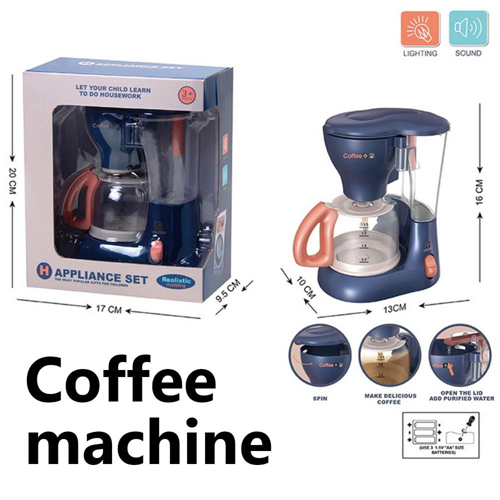 Juguetes de Cocina de Juego Eléctrico Aspiradora Escoba de Agua Exprimidor Doméstico Dispensador Lavadora Electrodomésticos de Simulación
