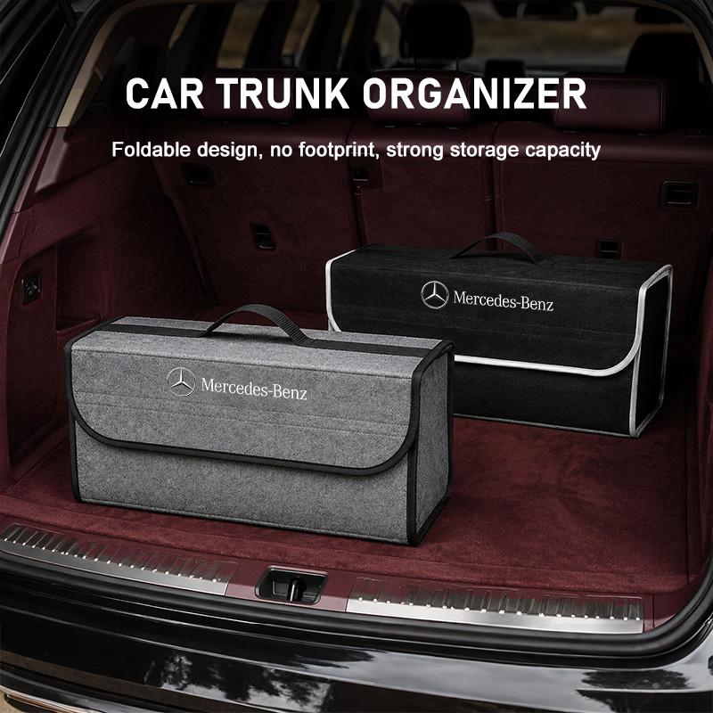 ULA5 Car Interior Trunk Organizer Felt Cloth Storage Bag For Mercedes Benz AMG GLE GLS CLA CLE GLC CLS GLA W223 W213 W206 W464 W247