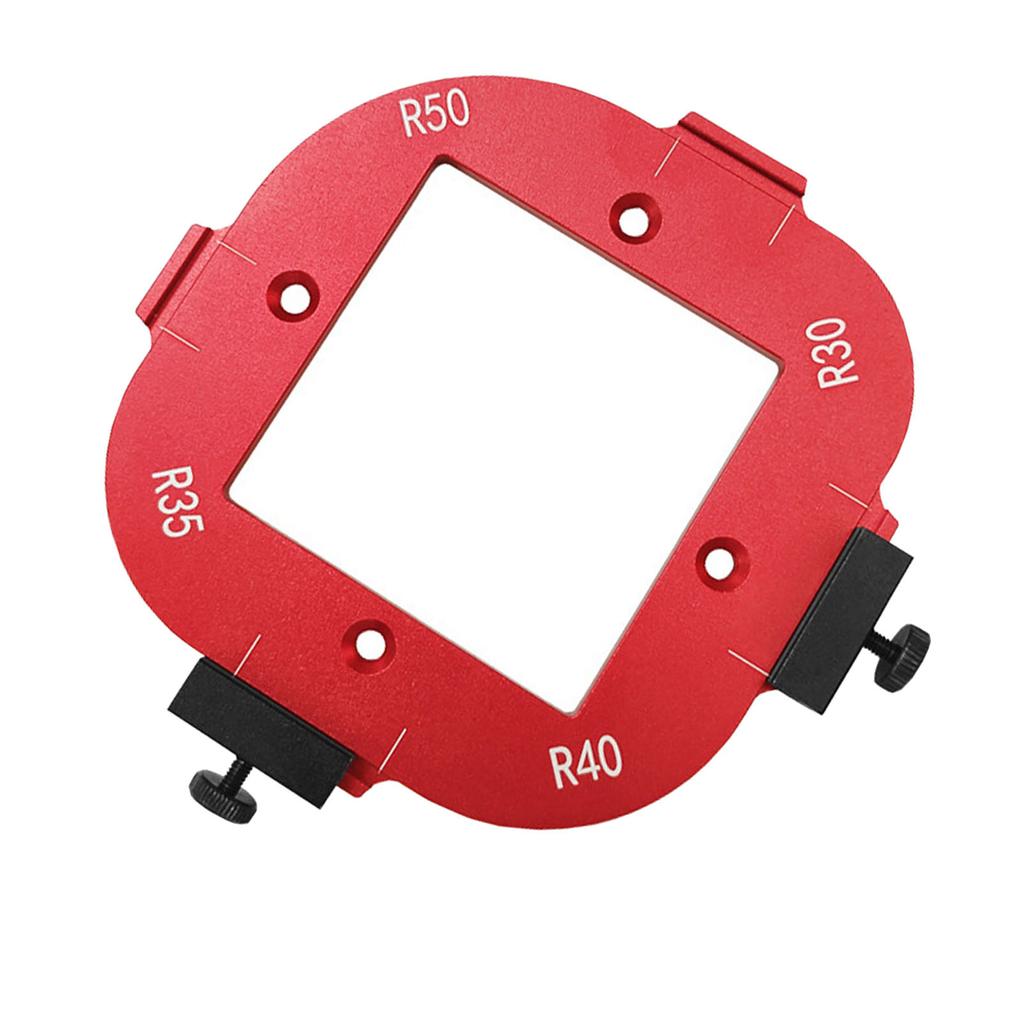 Corner Radius Template 4 In 1 Round for Positioning Bit Jig Router Trimming Machine Woodworking