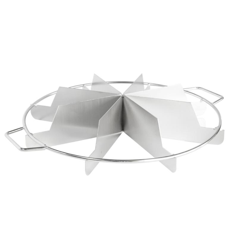 Cake Cutter Slicer Stainless Steel Pastry Portion Marker Pizza Pie Divider Even 4-10 Slices Cake Portioner Baking Tools Kitchen